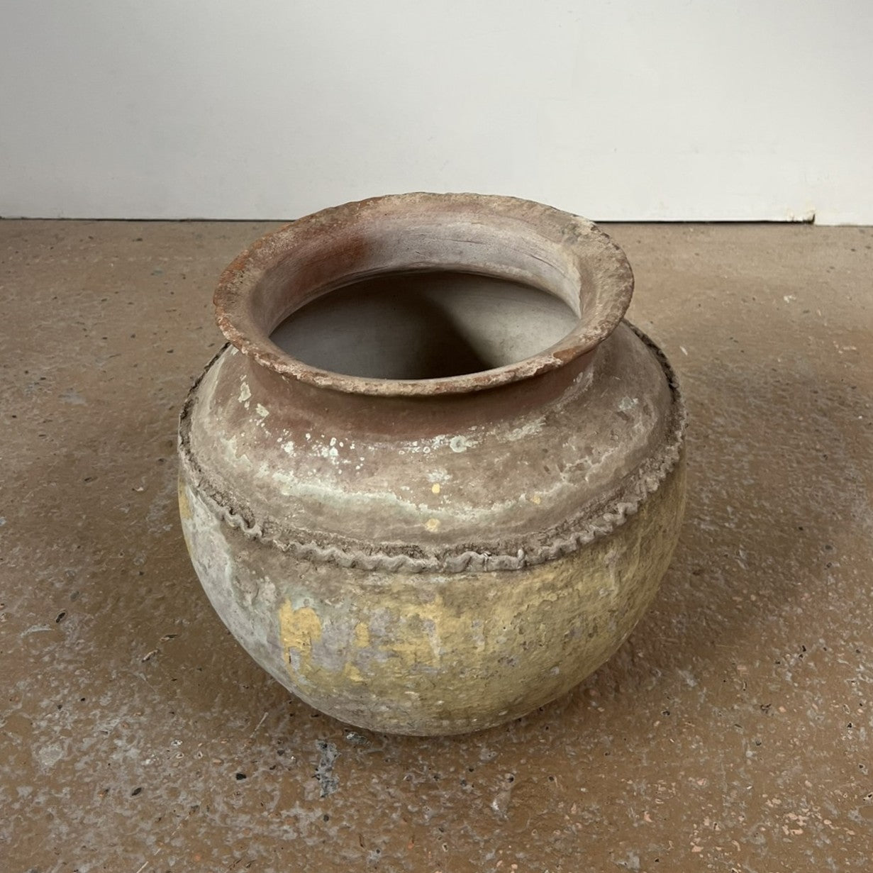 Pot with Fluted Band, no 1